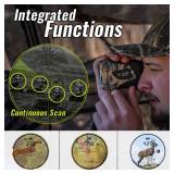 TIDEWE Hunting Rangefinder with Rechargeable Battery, 700Y Camo Laser Range Finder 6X Magnification, Distance/Angle/Speed/Scan Multi Functional Water-Resistant Rangefinder with Case