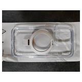 TORRAS Ultra Magnetic Ostand for iPhone 15 Pro Case [Fit for MagSafe] [Sturdy Stand & Ring Holder] Mil-Grade Shockproof Anti-Yellow Anti-Scratch Slim Protective Kickstand Case, Crystal Clear 6.1 inch