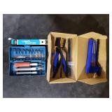 BulkPcs 3D Printer Tool Kit Includes Deburring Tool, Files,Cleaning Needles, Brush,Carving Knife,3D Printier Accessories Set for Cleaning, Finishing 3D Printing Model