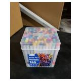 D-FantiX 120 Colors Acrylic Paint Markers for Kids Adults, Fine Tip Acrylic Paint Pens for Wood, Fabric, Glass, Canvas, Ceramic, Plastic, Rocks, Eggs, Shoe, DIY Arts and Crafts Scrapbook Supplies