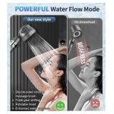 Ion Drops Filtered Shower Head with Handheld, High Pressure Water Flow Showerhead, with Shower Head Filter for Hard Water Boosting, with ON/OFF Switch and Rotatable Head