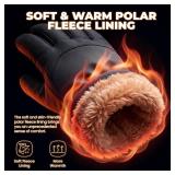 rivmount Winter Waterproof Ski Snow Warm Gloves for Women Men, Windproof Cold Weather Thermal with Touchscreen Fingers, for Running Driving Cycling Hiking Biking Outdoor Sports Daily Work