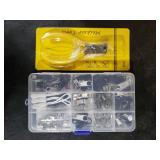 Meikeer 252-Piece Zipper Repair Kit with Replacement Zippers and Pulls, Universal Tools for Luggage, Bags, Jackets, and Outdoor Gear