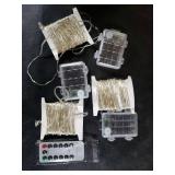 Mlambert 3 Pack 33FT Fairy Lights Battery Operated with Remote and Timer, Waterproof Dimmable 8 Modes 100 LEDs Twinkle Lights for Indoor Outdoor Decor