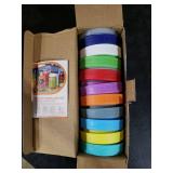 AOZITA 10 WIDE Mouth & 10 REGULAR Mouth Mason Jar Lids - MultiPack Food Grade Plastic Mason Jar Caps for Ball, Kerr and More Canning Jars - Leakproof & Dishwasher Safe - Multicolor