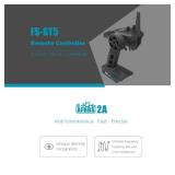 Flysky FS-GT5 6CH AFHDS RC Transmitter w/ FS-BS6 Receiver for RC Car Boat