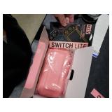 Orzly Accessories Bundle Compatible for use with Nintendo Switch Lite - Protective Case & Screen Protector, USB Cable, Games Holder, Grip Case, Headphones, Thumb-Grip Pack & More (Coral)