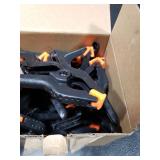 24 Pack 3.5 inch Plastic Spring Clamps, Black Heavy Duty Clips, Backdrop Clips, Plastic Clamps for Crafts, Backdrop Stand, Woodworking, Photography