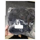 36 Pcs 20 Inches Christmas Garland Ties with Large Velvet Bows Decorative Reusable Twist Tie Bows for Banister Christmas Indoor Outdoor Holiday Wreath Decorations(Black)