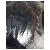 36 Pcs 20 Inches Christmas Garland Ties with Large Velvet Bows Decorative Reusable Twist Tie Bows for Banister Christmas Indoor Outdoor Holiday Wreath Decorations(Black)