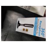 HIDB TV Antenna for Smart TV Indoor, Digital Indoor HD Antennas with Strong Magnetic Base, Easy Installation, Long Range Reception for Local Channels 4K 1080P, 10ft Long Cables (Black)