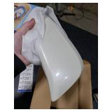 LAUBDGIE Passenger Right Side Mirror Cover Cap Compatible with Toyota Rav4 2013-2018 XLE/SE/LTD, 4RUNNER 2013-2023,RAV4 HV 2016 - Without Side Camera Models, Pearl White