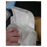 LAUBDGIE Passenger Right Side Mirror Cover Cap Compatible with Toyota Rav4 2013-2018 XLE/SE/LTD, 4RUNNER 2013-2023,RAV4 HV 2016 - Without Side Camera Models, Pearl White