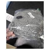 Smiry Dog Door Mat for Muddy Paws 34x21, Absorbs Moisture and Dirt Doormat, Non-Slip Washable Quick Dry Chenille Front Door Mat Indoor Entrance, Entryway Carpet for Inside Floor, Grey