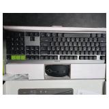 seenda Bluetooth Mechanical Keyboard and Mouse, 3 Device Connection Rechargeable Mouse and Keyboard, Full-Size Wireless Keyboard Mouse Compatible for Windows/Laptop/PC/MacBook/Mac, Black Gray