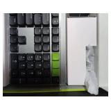 seenda Bluetooth Mechanical Keyboard and Mouse, 3 Device Connection Rechargeable Mouse and Keyboard, Full-Size Wireless Keyboard Mouse Compatible for Windows/Laptop/PC/MacBook/Mac, Black Gray