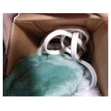 STHYTON Electric Heated Blanket Throw 50x60 - Soft Cozy Flannel & Sherpa Fabric Dual-Sided, 9 Heat Settings & 2-10 Hours Auto Off, Warming Heated Throw for Home Office, Machine Washable, Green