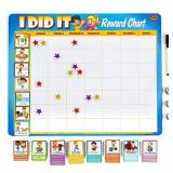 Learn & Climb Kids Responsibility Chart Magnetic Board, 63 Chores, Potty Train Tasks, Multiple Kids (Magnetic)