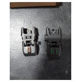 ohhunt Fiber Optic Sights Foldable Flip Up Sights Back up Sight Polymer Fiber A15 (Black 3)