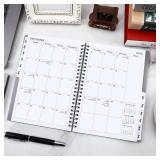 Planner 2025-2026 - 2025-2026 Planner from July 2025 - June 2026, Academic Planner 2025-2026 Weekly & Monthly Spreads, 6.25 x 8.3, 12 Monthly Tabs, Strong Twin-Wire Binding