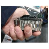 MioHHR Stainless Steel Band and Case Compatible with Apple Watch Band 44mm 42mm (Series 3/2/1), Men Metal Protective Bumper Cover for iWatch Series 6/5/4/3/2/1/SE/SE2/SE3, Titanium Color