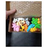 JOYIN 12 Pcs 3D Printed Animals Set, Mini Animals 3D Printed Toys - Cute Articulated Flexible Figurines Fidget Toys for Party Favors Birthday Gifts Desk Pets Office Home Decor