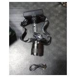 Cinlinso Rechargeable Headlamp Super Bright 99000 Lumens, LED Head Lamp with 4 Modes, 90° Adjustable Head Lights for Forehead, IPX6 Waterproof HeadLamps for Adults Camping Hunting Hiking