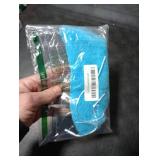 Corner Fleece Bird Blanket Cozy Bird Bed Warmer Parrot House Cage Snuggle Hut Bed Hanging Hammock Toy for Parakeet Cockatiel Conure Pigeon Lovebirds Small Animals Shelter Plush Bedding(Blue/M)