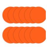 TuXHui Spot Markers Rubber Floor Dots 9inch Non Slip Agility Dots Flat Cones for Kids Sports 12pk