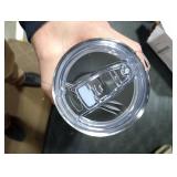 SUNWILL Travel Coffee Tumbler 20 oz, Insulated Mug with Lid, Stainless Steel Cup for Hot and Cold Drinks, Powder Coated Orange