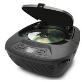 GPX Portable Bluetooth Boombox/CD Player, Requires 6 C Batteries - Not Included, Black (BCB117B)