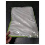 Compression Packing Cubes, 6 Set Packing Cubes for Travel Compression, Lightweight Compressible Package Organizer for Carry On and Suitcases, White and Green