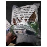 Vikidoky Brown Candy Chocolate Factory Worker Costume Jumpsuit Outfit Bodysuit with Leggings Wig Halloween Cosplay Uniform (Large, Adult)