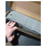 HMYI 100% Blackout Privacy Door Curtain for Doorway, Magnetic Door Curtain for Closet & Hallway, 1 Panel, W45 x L80, Gray