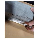 HMYI 100% Blackout Privacy Door Curtain for Doorway, Magnetic Door Curtain for Closet & Hallway, 1 Panel, W45 x L80, Gray