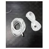 Micro USB Camera Extension Cable for Wyze, [2-Pack, 30ft] Power Extension Cord for Wyze Cam V4,V3,V2,Wyze Cam Pan,YI Home Camera,Nest-Cam Indoor,Oculus Go,Netvue,KasaCam,Furbo Dog,Blink