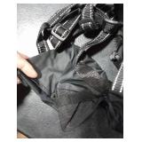 BECROWM Waterproof Dog Boots for Small/Medium Dogs -Dog Paw Protectors Dog Suspender Boots Anti-Slip Pet Shoes for Outdoor Walking, Reflective Stay-On,Dirt-Proof Comfortable Booties (Black, Large)