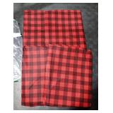Shinymoon 4 Pcs Large Christmas Stockings Jumbo Felt Xmas Stockings Giant Fillable Big Stocking for Christmas Holiday Classroom Home Party Decorations, 18.1 x 27.6(Buffalo Plaid Style)