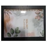 2026-2027 Planner - 18 Months Weekly & Monthly Planner from January 2026 - June 2027, Spiral Planners 2026-2027 with Elastic Closure, Inner Pocket, Medium 5.8 x 8.3, Rose Leaf