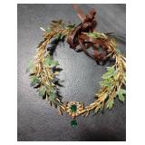 MOSTORY Woodland Elf Flower Crown - Renaissance Forest Fairy Headpiece Floral Headband Elven Leaf Cieclet for Women Renfaire Halloween Cosplay Fantasy Photo Shoot