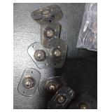 Honoson 16 Pcs Self Adhesive Caster Wheels Appliance Rollers Appliance Sliders for Kitchen 360Â° Swivel Universal Wheel Mini Small Kitchen (Clear Black White with 1 Steel Ball Style)