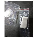 Honoson 16 Pcs Self Adhesive Caster Wheels Appliance Rollers Appliance Sliders for Kitchen 360Â° Swivel Universal Wheel Mini Small Kitchen (Clear Black White with 1 Steel Ball Style)