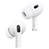Apple - AirPods Pro 2, Wireless Active Noise Cancelling Earbuds with Hearing Aid Feature - White OFF BRAND CASE