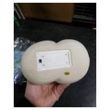 VP Home Christmas Snowman Couple Decor - LED Lighted Figurines, Indoor Glowing Holiday Decorations, Festive Fiber Optic Resin Snowman Light Up