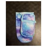 OUTXE Water Bottle Carrier Bag for 40oz Stanley Tumbler with Handle& Simple Modern, Water Bottle Holder with Adjustable Strap& Phone Pocket, Water Cup Pouch for Walking, Travel (Blue Starry Sky) MISSI