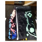 Gamer Blanket Ultra Soft Flannel Gaming Throw Blanket Cozy Lightweight Blankets Gamer Gifts for Men Boys 60X50