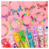 leitait 24 Pack Bracelet Wands,Charm Bracelet Jewelry Making Kit,Arts Crafts for Kids,Unicorn Party Favors Supplies,Goodie Bags Stuffers,Classroom Prizes,Birthday Gifts for Girls Ages 4-8 Years Old