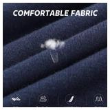 BAMBOO COOL Mens Pajama Set Bamboo Viscose Cotton Soft Lightweight Loungewear Sleepwear Long Sleeve and Pants with Pockets Medium