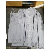 BAMBOO COOL Mens Pajama Set Bamboo Viscose Cotton Soft Lightweight Loungewear Sleepwear Long Sleeve and Pants with Pockets Medium