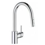 GROHE Concetto Single-Handle Pull-Out Sprayer Kitchen Faucet 1.75 GPM in Chrome - Retail: $309